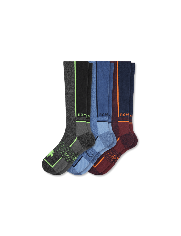 New Design Men's Performance Compression Sock 3-Pack (20-30mmHg) Ready for Shipment