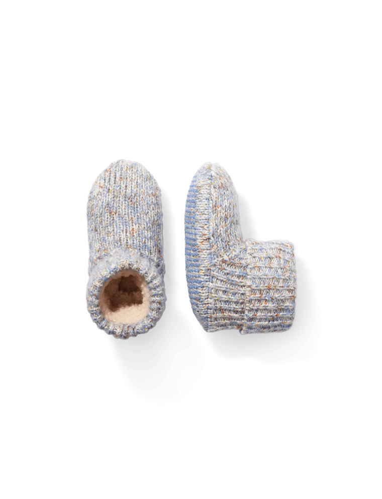 New Design Toddler Gripper Slipper Bootie - Sherpa-Lined Just In