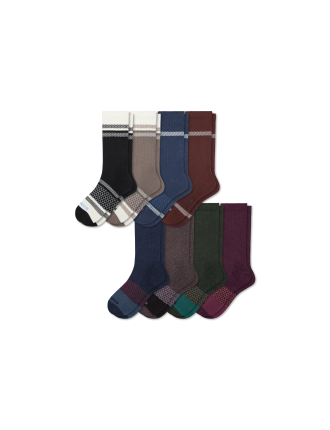 New Design Men's Calf Sock 8-Pack